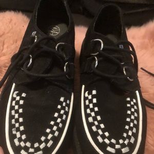 TUK Suede Creepers Viva Mondo Platform Sneakers